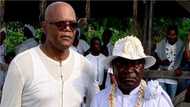 Hollywood actor Samuel L Jackson traces root to Gabon, meets his tribe's king