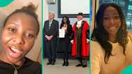 Nigerian lady becomes UK citizen after 5 years abroad, posts emotional video online: "Huge relief"