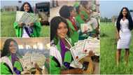 Gorgeous female doctor bags 7 awards as she graduates with distinction, "scatters" everywhere with cute photos