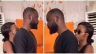 BBNaija's Khafi and Gedoni get busy with public display of affection inside a restaurant (photos)