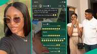 Lady's romantic chat with man who proposed to her just few months after they met trends online