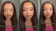 "I've never seen a human doll": Lady whose eyes are far apart trends on TikTok, video stuns many
