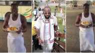 “Apatapiti, 001 we dey wait for you”: Video of devoted fan carrying ‘juju’ to make Davido comeback goes viral