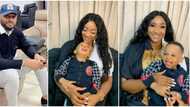 Yul Edochie nowhere to be found as 2nd wife Judy Austin shares family Christmas photo with their son