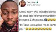 Man shocked after new intern called him and his boss by their first names, internet users react