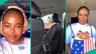 Lady who booked Uber ride at 10pm sees strange mark on driver's head, cries out in video