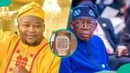"Only I, Tinubu, and Davido have it": Cubana Chiefpriest brags, flaunts rare Patek Philippe watch