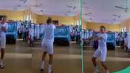 NYSC: Female corper dances energetically to Davido's song after being locked up in camp hostel