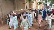 Hoton jana'izar dattijon da motocin Buratai suka kashe a Katsina