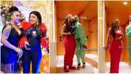Bobrisky in the mud: Reactions as James Brown visits Tonto Dikeh, they hug in video as he invites her to event