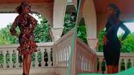 Young lady dances to Nigerian highlife music, captivates people