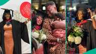 Nigerian mum bags first class from University of Derby in UK, hails her husband as video trends