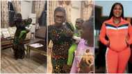 Funny moment Mercy Johnson’s 1st daughter Purity pulled a fast one on her, video leaves many laughing