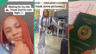 Lady uses her Nigerian international passport to travel to Vienna after getting Austrian visa