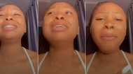 "He dumped because I didn't flush toilet": Nigerian lady who travelled to Abuja to see online lover breaks down in tears