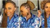 Actress Mercy Aigbe shows fans 5 cool ways to style their braids in new video
