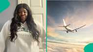 Lady overwhelmed with joy after taking all her family members abroad