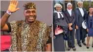 Actor Kenneth Okonkwo shocks fans as he shares photo with younger counsels in court dress