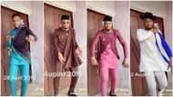 "I'm not giving these old clothes out" - Man wears his native attires, shows them off, ladies say he's handsome
