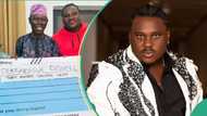 Emotional moment actor veteran actor Baba Amoye cried hot tears after Isbae U gave him cash, other gifts