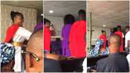 Young lady slaps member during stage play in church, congregation 'scatters' with laughter in video