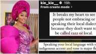 “It breaks my heart to see people not embrace their local dialect over being called razz”: Actress Kiekie says