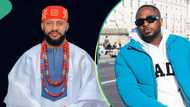 Backlash as Yul Edochie praises Tunde Ednut for all he has done for him: "God forbid, proud adulterer"