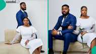 Nigerian man marries lady two years after they met at club, shares lovely wedding photos