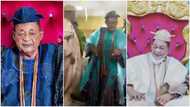 Alaafin of Oyo dances with royal vibes, amazes many people with his moves in video