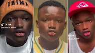 "Is it natural?" Nigerian boy with rare lips flaunts it in video, people react