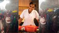 "No retreat no surrender": Nigerians refuse to leave as rain starts falling during Hilda Baci’s Cookathon