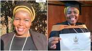 "I didn't know I would come this far": Single mother of 4 bags university degree despite being a housemaid