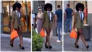 "Confidence is everything": Black lady with afro hair walks elegant in street, turns heads in viral video