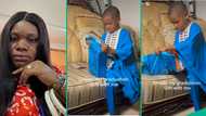 Mum who paid N55,000 for son’s graduation party displays item he received: “Let him start hunting”