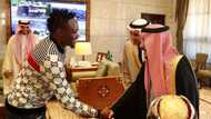 Ahmed Musa da sauran 'yan kungiyar Al Nassr sun ziyarci yariman Saudiyya (Hotuna)