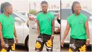 "Soft babe": Nigerian girl who looks like man says she has a boyfriend, tomboy video goes viral on TikTok