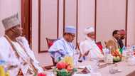 Breaking: Buhari, Ooni of Ife, Emir of Kano, Sultan, others hold closed-door meeting in Abuja