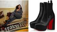 Mercy Eke's Parisian fashion statement: N500k Louboutin boots paired with stylish ensemble