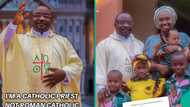 Married Catholic priest justifies why he can have wife and kids, many react: “Not Roman Catholic”