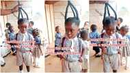 "He is happy": Fine boy blessed with long hair goes viral on TikTok, video of thread hairstyle stirs reactions