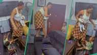 "My house is on fire": Nigerian mum of 3 boys chases her sons around the house in viral video