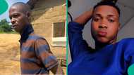 Nigerian father bursts into prayers as son unexpectedly gifts him a phone, video melts hearts