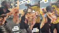 "Why she dey disgrace person?" Nigerian girl fights with barber at salon, video causes buzz