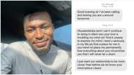 "I thought I was helping her": Nigerian man shares romantic text he got from his mature cleaner, causes stir