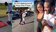 "Them no go recognise you": Video as young man reunites with family after 9 years in prison