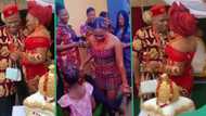 "We met in July": Cute video as Nigerian lady weds US-based man she met online after 3 months