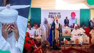 Facts emerge after what looked like stone fell on Emir Sanusi while delivering his speech in Kano