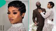 Davido gushes about Chioma's new look as she debuts another hairstyle, video draws reactions