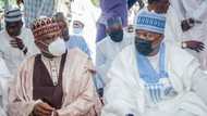 Tension as Governor Abdulrazaq, Saraki snub each other at Eid ground, supporters ‘clash’