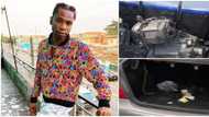 Speed Darlington in 'severe pains' as his Mercedes Benz gets looted during clearing process at Lagos port
